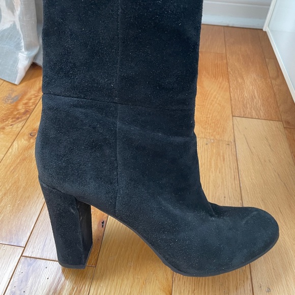 Black Nine West Over the Knee Boots - Picture 2 of 5